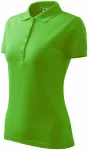 Dāmu elegants polo krekls, ābolu zaļš