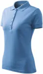 Dāmu elegants polo krekls, debesu zils Dāmu elegants polo krekls, debesu zils