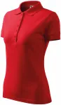 Dāmu elegants polo krekls, sarkans Dāmu elegants polo krekls, sarkans