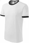 Kontrasta krekls no Unisex, balta