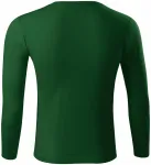 Viegls T-krekls ar garām piedurknēm, pudele zaļa